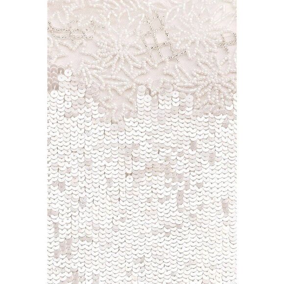 NEW BHLDN Audrey Adele Sequin Mini Shift Dress Beaded Sequin Bridal‎ Large - Picture 6 of 13